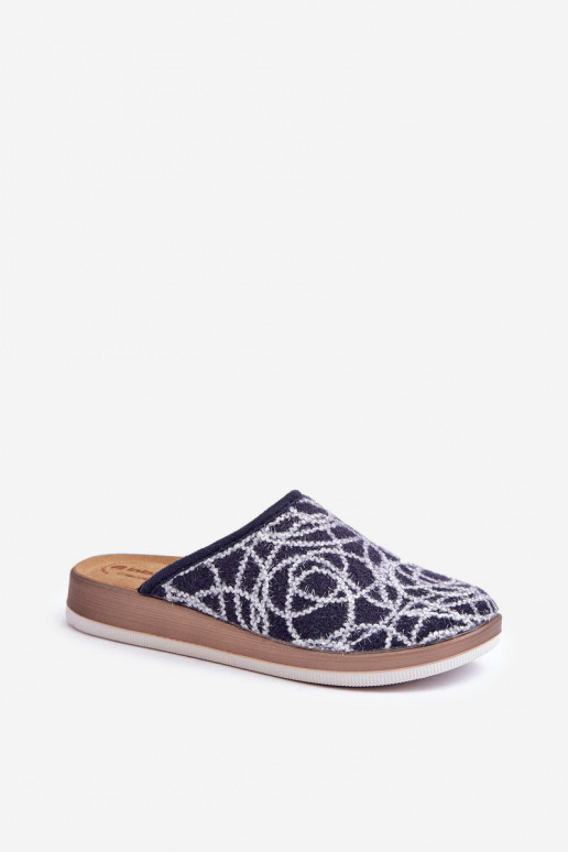 mit Glanz Hausschuhe Feminin Inblu CT000028 Dunkelblau mit Glanz Hausschuhe Feminin Inblu CT000028 Dunkelblau