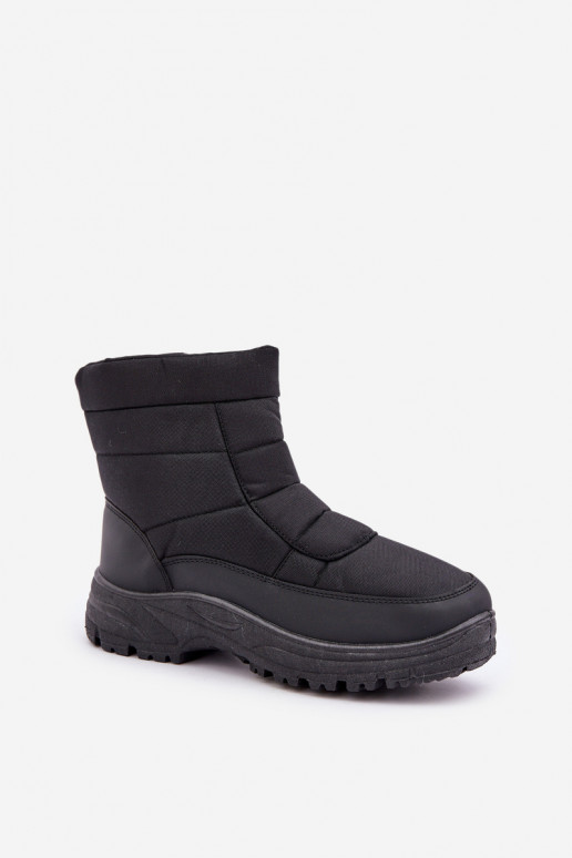 Winterstiefel für Herren mit Futter in Schwarz Linnora