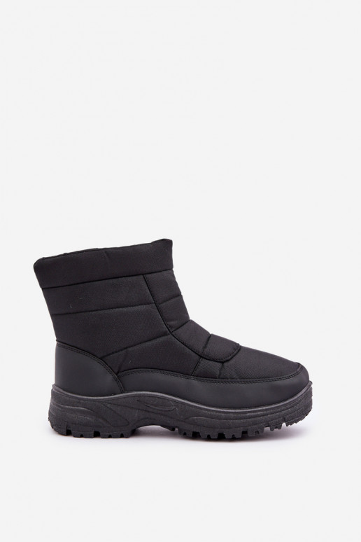 Winterstiefel für Herren mit Futter in Schwarz Linnora