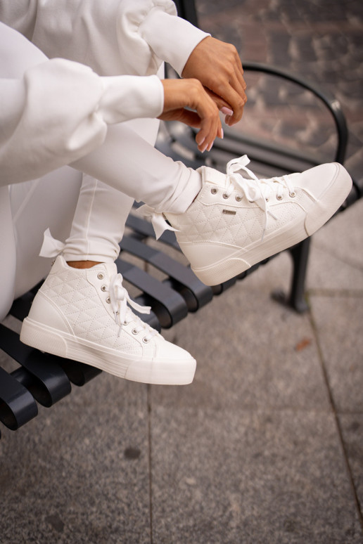 Pašiltinti Freizeitschuhe Big Star in Weiß
