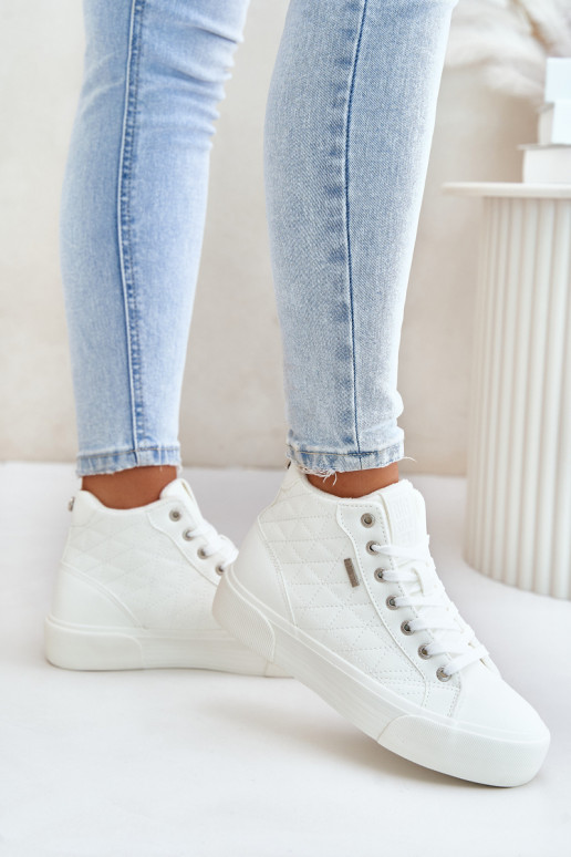 Pašiltinti Freizeitschuhe Big Star in Weiß