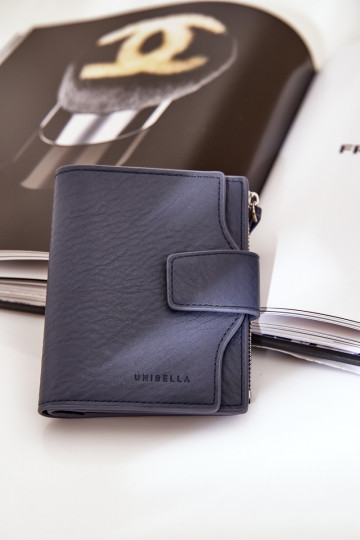 Damenbrieftasche Eko Leder Dunkelblau Jezorea