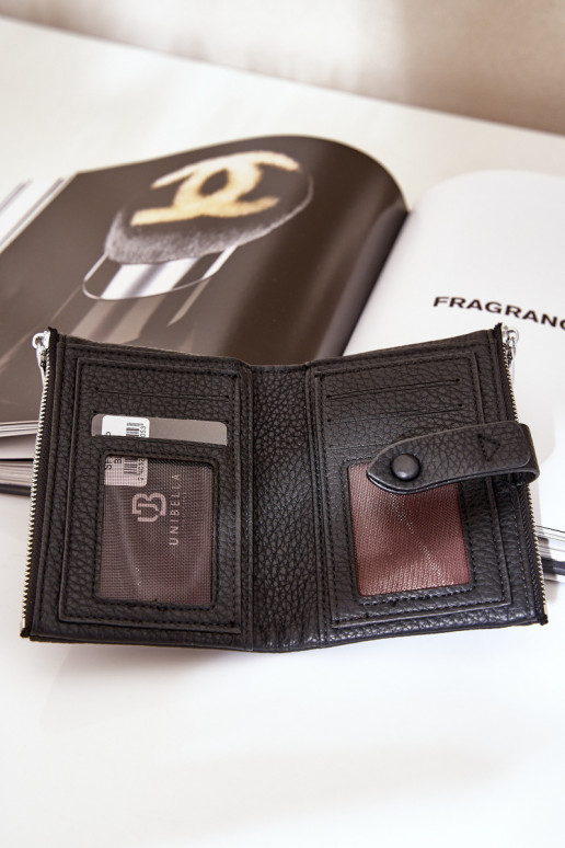 Eko Leder Damenbrieftasche schZuarze Farbe Bronica