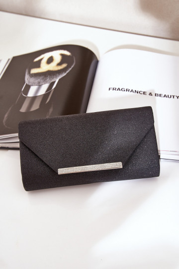 Elegant Handheld Umschlagtyp mit Glanz SchZuarz Remiala