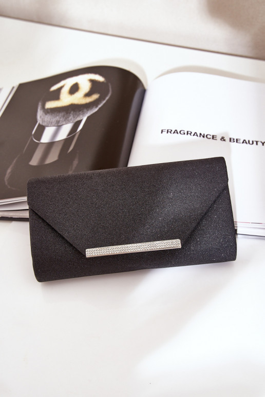 Elegant Handheld Umschlagtyp mit Glanz SchZuarz Remiala Elegant Handheld Umschlagtyp mit Glanz SchZuarz Remiala