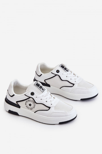 Damen-Sneaker im sportlichen Stil Big Star LL274440 in Weiß und Schwarz 2