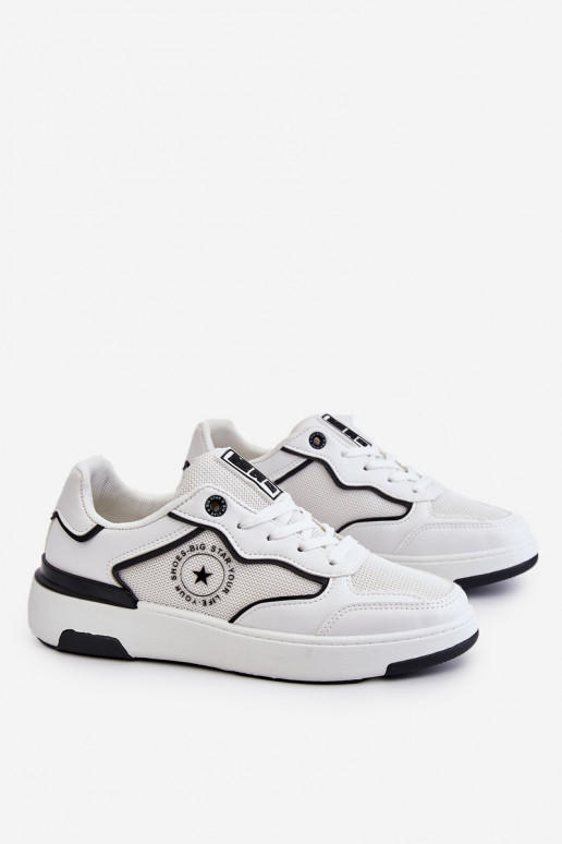 Damen-Sneaker im sportlichen Stil Big Star LL274440 in Weiß und Schwarz