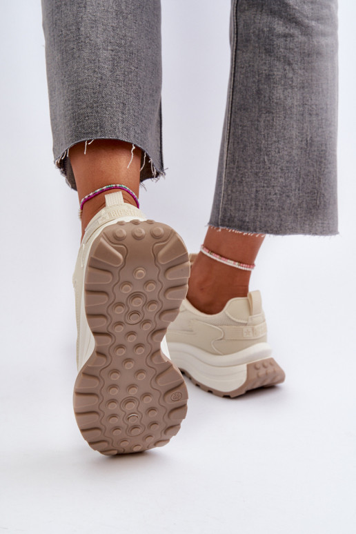Sneaker-Style Damen-Schuhe HI-POLY SYSTEM Big Star NN274A105 in Sandfarbe