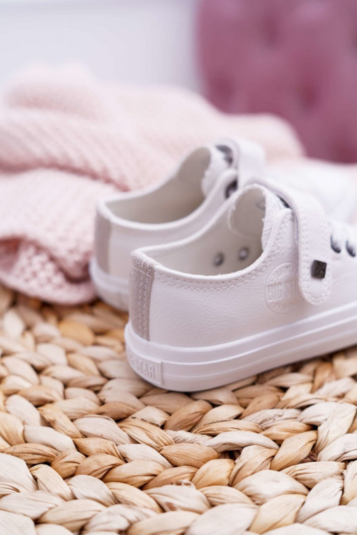 Kindisch Haut lässige Schuhe BIG STAR EE374035 Zueiße Farbe Kindisch Haut lässige Schuhe BIG STAR EE374035 Zueiße Farbe