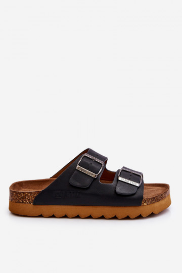 Klassisches Stilvollll Feminin Hausschuhe Big Star LL274477 schZuarze Farbe