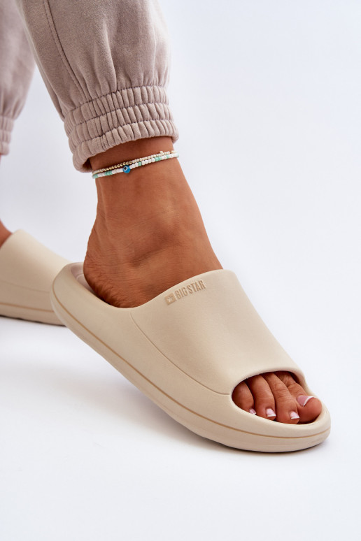 Damenhausschuhe Big Star NN274A040 Beige  Damenhausschuhe Big Star NN274A040 Beige