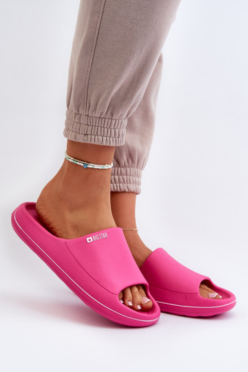 Damen Pantoletten Big Star NN274A041 in Rosa 2