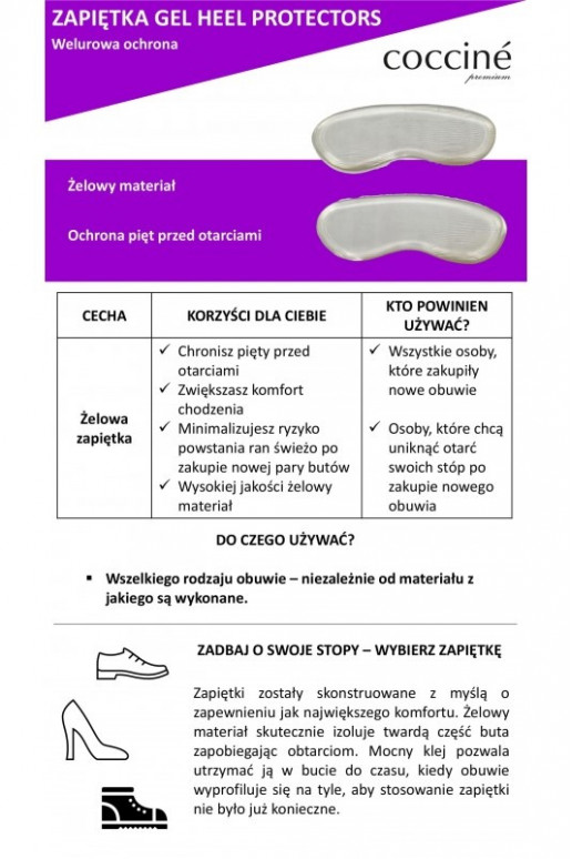 Coccine Gel Heel Protectors Fersenschutz