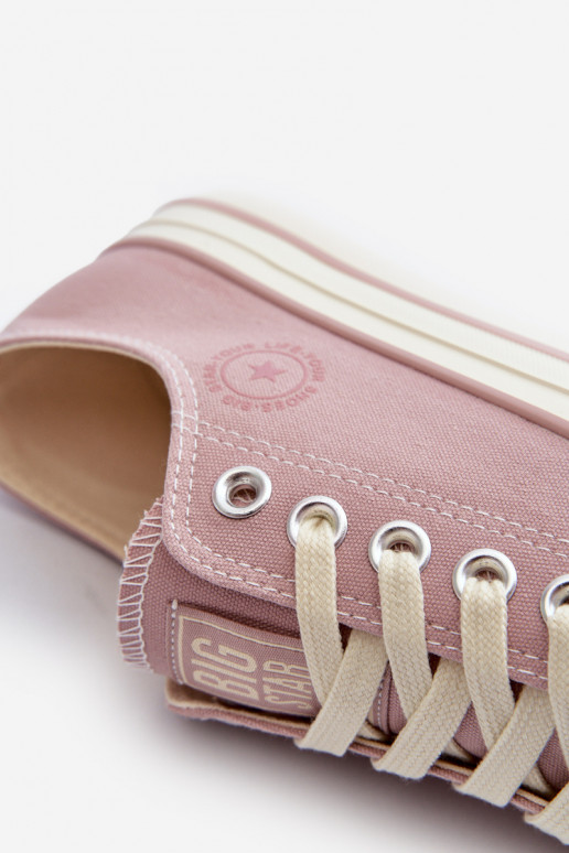 Niedrig Freizeitschuhe Big Star NN274270 pinke Farbe