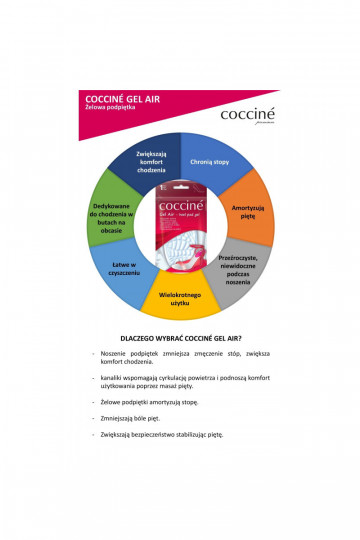 Coccine Gel-Einlegesohlen für Schuhe Gel Air 2