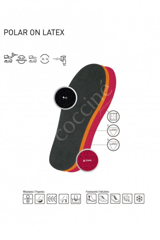 Coccine Dziecięca Einlegesohle ZimoZua Polar Auf Latex Do INycinania 19-35 Coccine Dziecięca Einlegesohle ZimoZua Polar Auf Latex Do INycinania 19-35