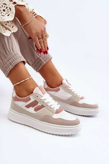 Damentief Sneakers Stilvollllschuhe Beige Regines 2