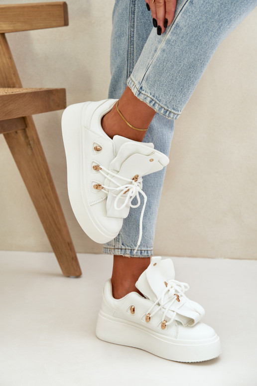 Sneakers Stilvollllschuhe Feminin mit einer Plattform Zueiße Farbe Dolistana Sneakers Stilvollllschuhe Feminin mit einer Plattform Zueiße Farbe Dolistana