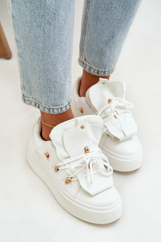 Sneakers Stilvollllschuhe Feminin mit einer Plattform Zueiße Farbe Dolistana Sneakers Stilvollllschuhe Feminin mit einer Plattform Zueiße Farbe Dolistana