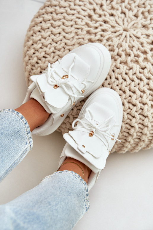 Sneakers Stilvollllschuhe Feminin mit einer Plattform Zueiße Farbe Dolistana Sneakers Stilvollllschuhe Feminin mit einer Plattform Zueiße Farbe Dolistana
