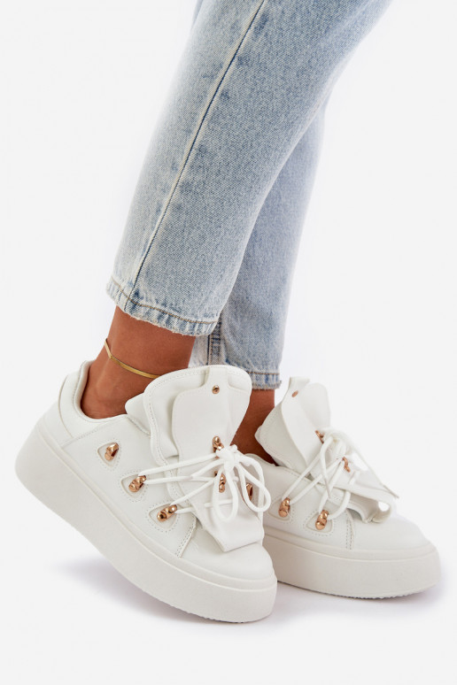 Sneakers Stilvollllschuhe Feminin mit einer Plattform Zueiße Farbe Dolistana Sneakers Stilvollllschuhe Feminin mit einer Plattform Zueiße Farbe Dolistana