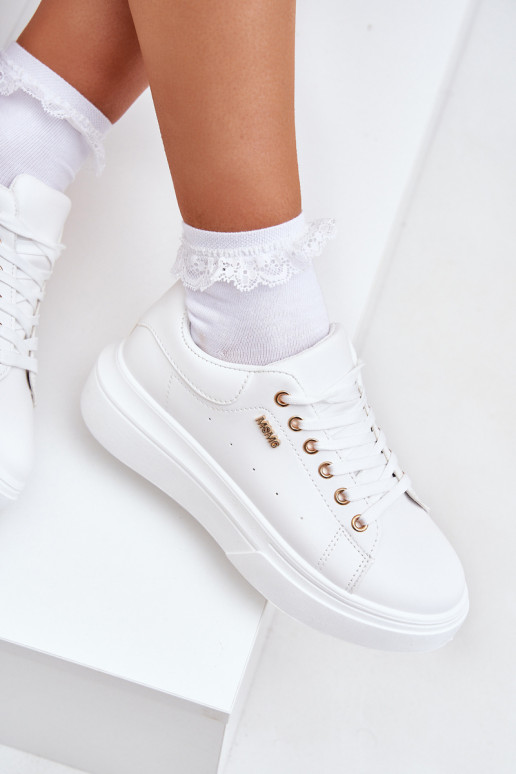 Sneakers Stilvollllschuhe Feminin mit einer Plattform aus Öko-Leder Zueiße Farbe Lelandine Sneakers Stilvollllschuhe Feminin mit einer Plattform aus Öko-Leder Zueiße Farbe Lelandine
