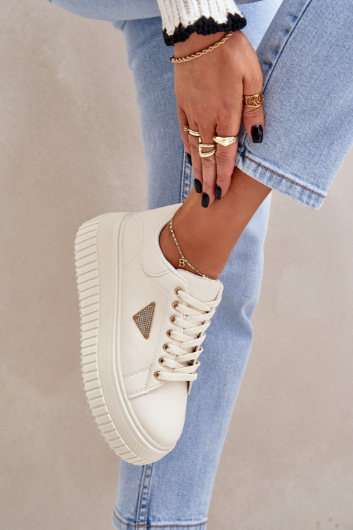 Stilvoll Sneakers Stilvollllschuhe mit einer Plattform elfenbeinfarbe Vallexia Stilvoll Sneakers Stilvollllschuhe mit einer Plattform elfenbeinfarbe Vallexia