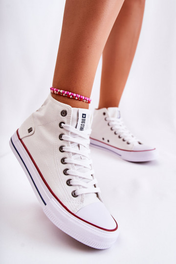 Damen Freizeitschuhe mit Schaft Big Star DD274332 Weiß 2