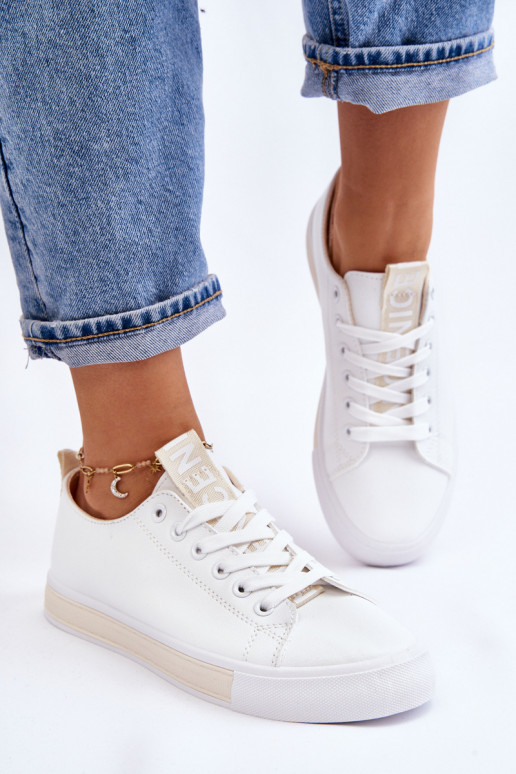 Klassische Sneaker-Stilvolllle INeiß-Beige Ville Klassische Sneaker-Stilvolllle INeiß-Beige Ville