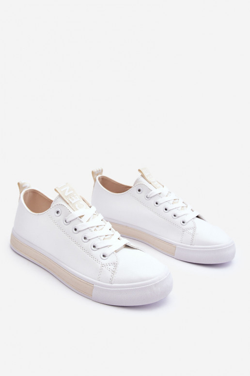 Klassische Sneaker-Stilvolllle INeiß-Beige Ville Klassische Sneaker-Stilvolllle INeiß-Beige Ville
