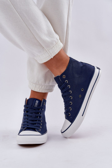 Feminin Freizeitschuhe mit Sohle Big Star DD274333 Dunkelblau