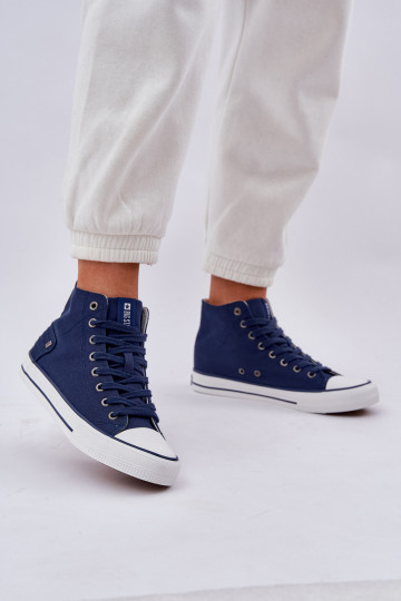 Feminin Freizeitschuhe mit Sohle Big Star DD274333 Dunkelblau 2