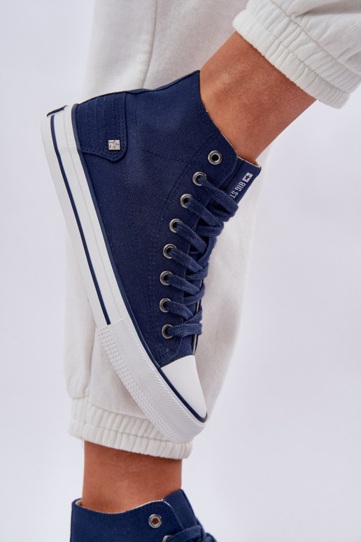 Feminin Freizeitschuhe mit Sohle Big Star DD274333 Dunkelblau Feminin Freizeitschuhe mit Sohle Big Star DD274333 Dunkelblau