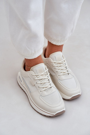 Sneaker-Modell Schuhe für Damen Big Star NN274A088 in elfenbeinfarbener Farbe