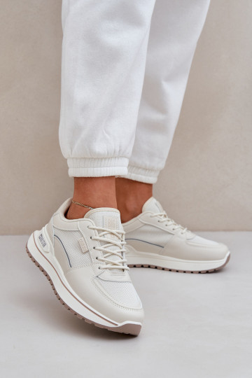 Sneakers Stilvollllschuhe Feminin Big Star NN274A088 elfenbeinfarbe 2
