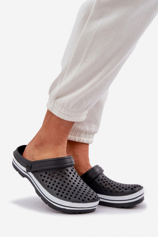 Leichte Hausschuhe aus Schaumstoff Feminin schZuarze Farbe Ardanica