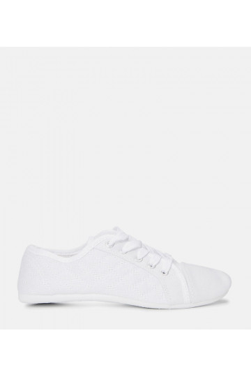 Rubinweiße Kinder-Sneaker