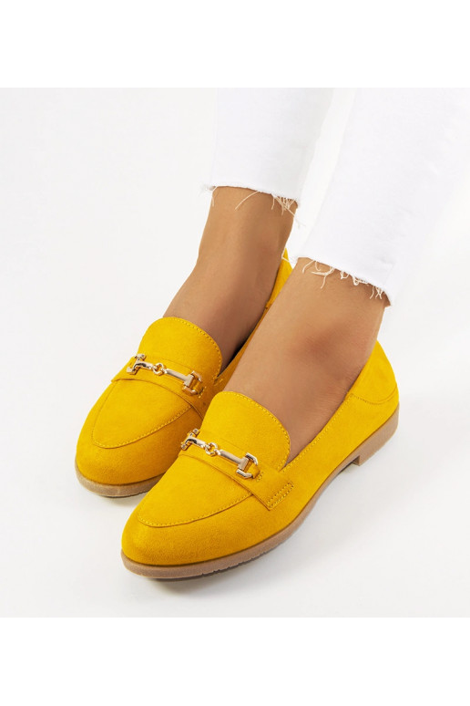 Gelbe flache Loafer Aniria