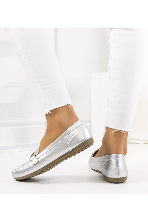 Silberne Ilana-Loafer für Damen