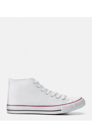 Weiße hohe Sneakers von Rood