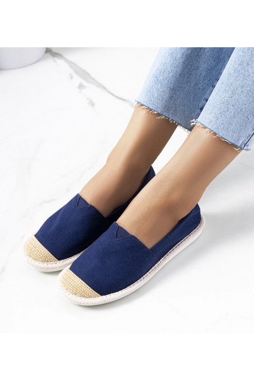 Marineblaue Espadrilles für Damen von...