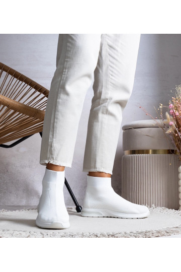 Weiße High-Top-Sneakers von... 2