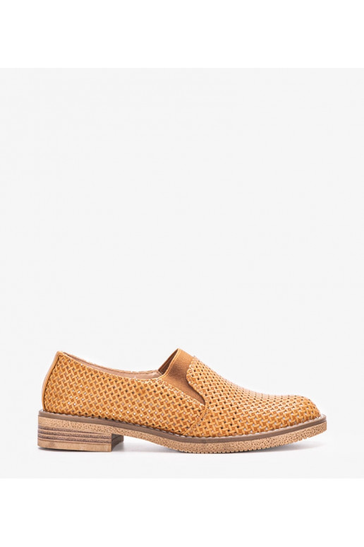 Braune durchbrochene Schuhe Nilde