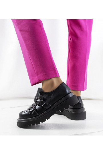 Schwarze Rigan Oxfords 2