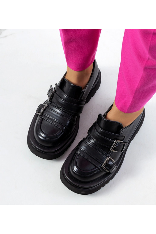 Schwarze Rigan Oxfords