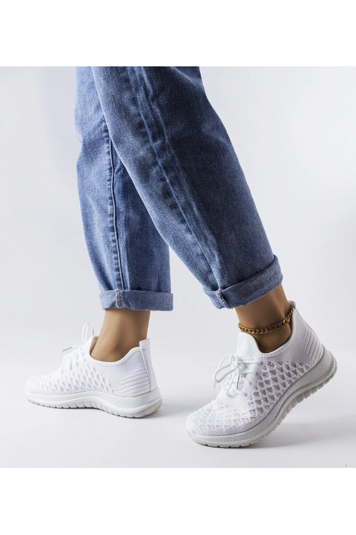 Weiße Sport-Sneakers von Dunes