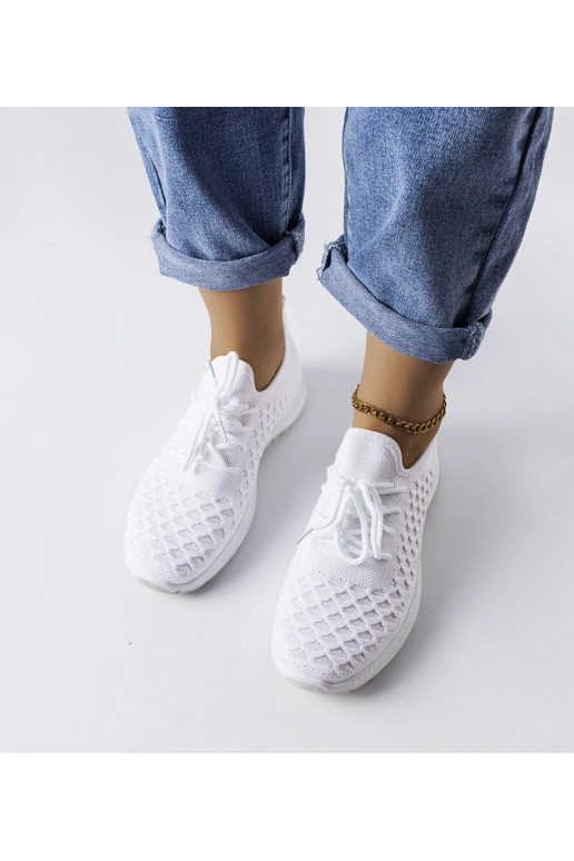 Weiße Sport-Sneakers von Dunes