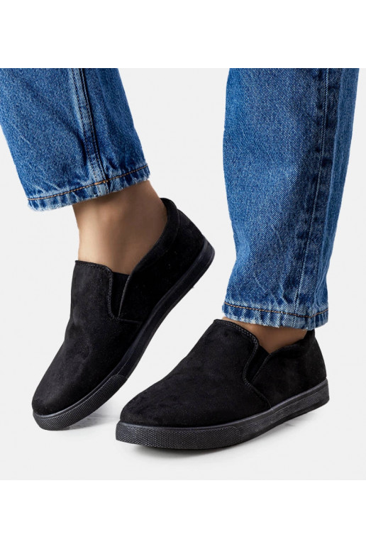 Schwarze Sneaker Leroy aus Öko-Wildleder