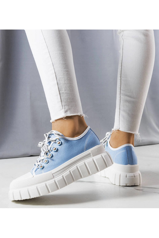 Blaue Plateau-Sneakers „Toni“