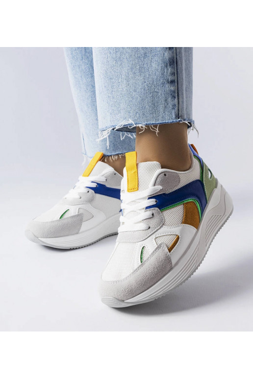 Weiße Sneaker „Riel“ aus gemischtem...